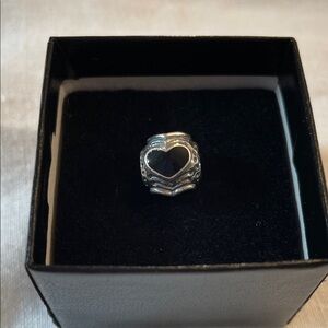 Pandora Midnight Heart Charm